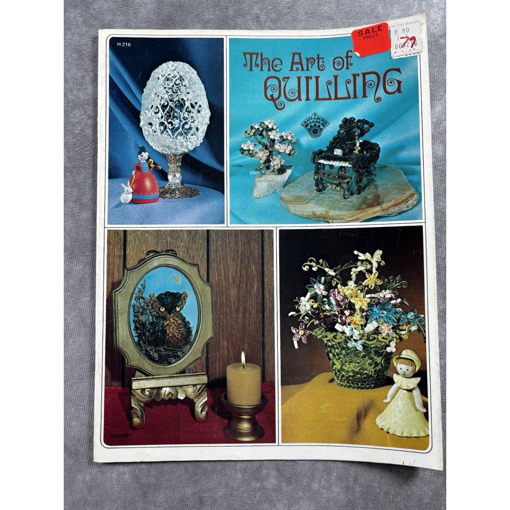 "The Art Of Quilling" Instruction Booklet 1974 Carol Dreesen - Craft Course H216